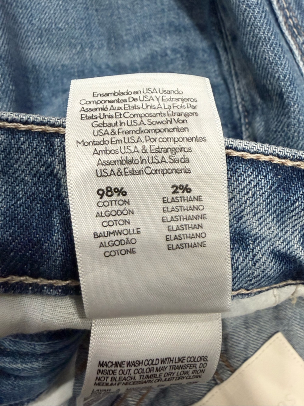 NWT Mother Superior Denim The Dodger Skimp Cuff Jean Music Is The Medium Sz 28 - Picture 15 of 15
